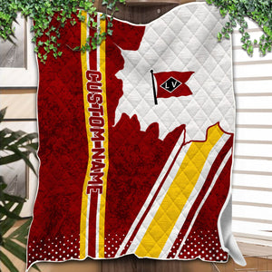 Railspirit Personalized Lehigh Valley Railroad Premium Quilts Vintage All Over Printed Premium Quilts