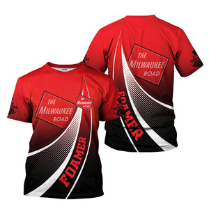 Railspirit Personalized Chicago, Milwaukee, St. Paul and Pacific Railroad T-Shirt Railway-Themed Style Milwaukee Road Shirt Gift For Trainspotter
