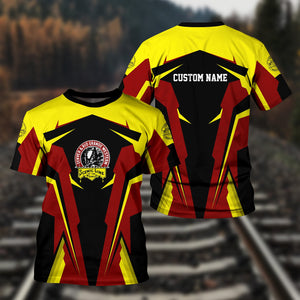 Railspirit Personalized Denver and Rio Grande Western Railroad T Shirt Strong Line Style Train Unisex Shirt All Over Print