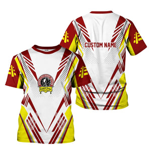 Railspirit Personalized Denver and Rio Grande Western Railroad T-Shirt Railroad Tribute Design Train Shirt for Train Lovers