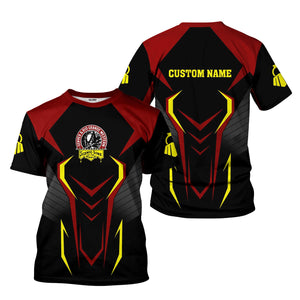 Railspirit Personalized Denver and Rio Grande Western Railroad T-Shirt Dynamic Design Style Perfect Shirt for Train Enthusiasts