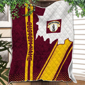 Railspirit Personalized Boston and Maine Railroad Premium Quilts Vintage All Over Printed Premium Quilts