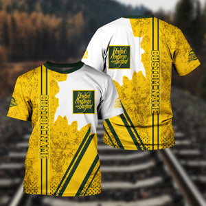 Railspirit Personalized New York, New Haven and Hartford Railroad T-Shirt New Haven Railroad All Over Printed Unisex Shirt