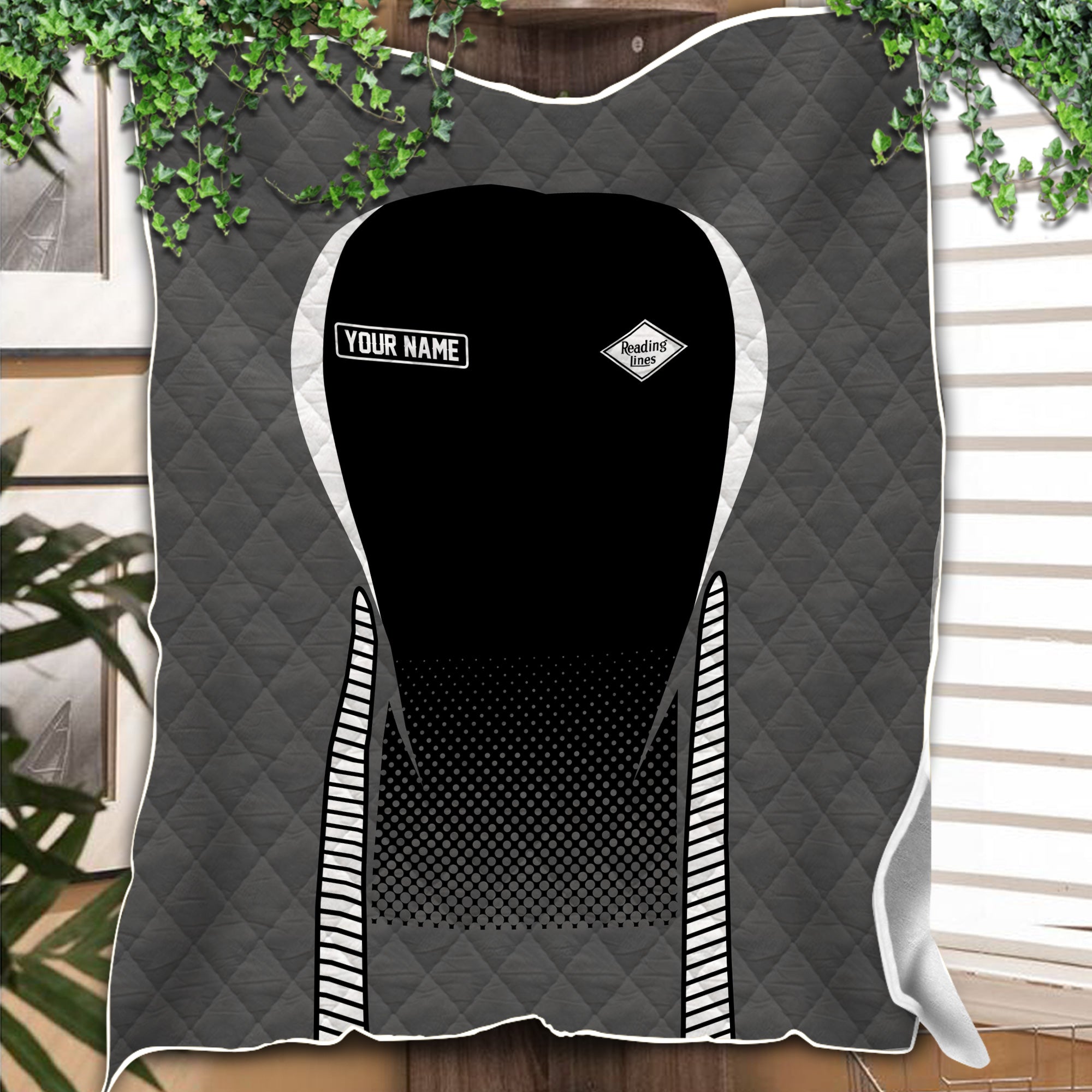 Railspirit Personalized Reading Railroad Premium Quilts Train Premium Quilts Gift Idea For Train Lover