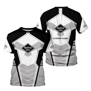 Railspirit Personalized Reading Railroad T-Shirt Engine-Inspired Style Train Shirt for Railroad Fanatic