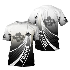Railspirit Personalized Reading Railroad T-Shirt Railway-Themed Style Shirt Gift Idea For Trainspotter