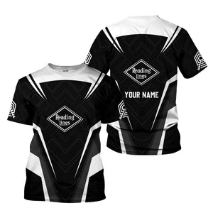 Railspirit Personalized Reading Railroad T-Shirt Railway Inspired Apparel Train Shirt for Train Lovers