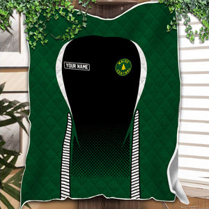 Railspirit Personalized Maine Central Railroad Premium Quilts Train Premium Quilts Gift Idea For Train Lover