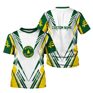 Railspirit Personalized Maine Central Railroad T-Shirt Railroad Tribute Design Train Shirt for Train Lovers