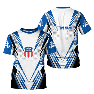 Railspirit Personalized Union Pacific Railroad T-Shirt Railroad Tribute Design Big Boy Train Shirt for Train Lovers