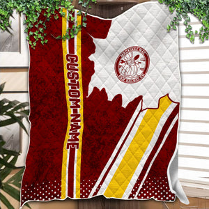 Railspirit Personalized Detroit & Mackinac Railroad Premium Quilts Vintage All Over Printed Premium Quilts