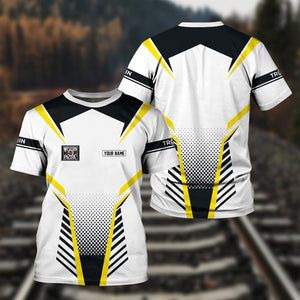 Railspirit Personalized Western Pacific Railroad T Shirt Unisex Train Shirt All Over Print