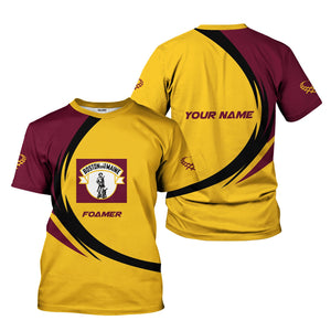 Railspirit Personalized Boston and Maine Railroad T-Shirt Unique Graphic Style Shirt For Train Enthusiasts