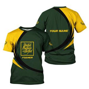 Railspirit Personalized New York, New Haven and Hartford Railroad T-Shirt Unique Graphic Style New Haven Railroad Shirt For Train Enthusiasts