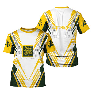 Railspirit Personalized New York, New Haven and Hartford Railroad T-Shirt Railroad Tribute Design New Haven Railroad Train Shirt for Train Lovers