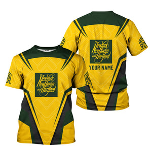 Railspirit Personalized New York, New Haven and Hartford Railroad T-Shirt Railway Inspired Apparel New Haven Railroad Train Shirt for Train Lovers