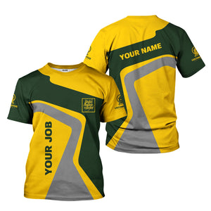 Railspirit Personalized New York, New Haven and Hartford Railroad T-Shirt Unique Design with Custom Job Position New Haven Railroad Train Shirt