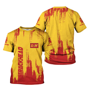 Railspirit Personalized Louisville and Nashville Railroad T-Shirt Paint Impact Design L&N Train Shirt for Trackhead