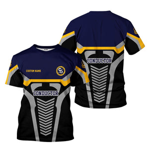 Railspirit Personalized Chesapeake and Ohio Railway T-Shirt Track-Inspired with Custom Job Position C&O Train Shirt