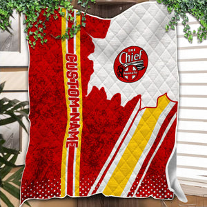 Railspirit Personalized The Chief Santa Fe Railroad Premium Quilts Vintage All Over Printed Premium Quilts
