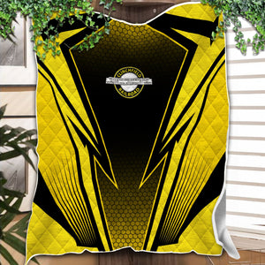 Railspirit Clinchfield Railroad Premium Quilts Lightning Graphic Style Premium Quilts Gift Idea For Train Lover