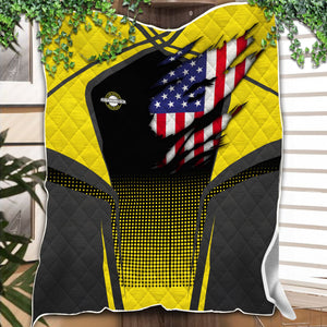 Railspirit Personalized Clinchfield Railroad Premium Quilts American Vintage All Over Printed Premium Quilts