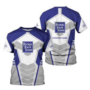 Railspirit Personalized New York, Chicago and St. Louis Railroad T-Shirt Engine-Inspired Style Nickel Plate Road Train Shirt for Railroad Fanatic