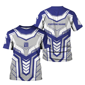 Railspirit Personalized New York, Chicago and St. Louis Railroad T-Shirt Armor-Inspired Design Nickel Plate Road Train Shirt All Over Print