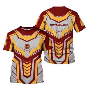 Railspirit Personalized Duluth, Missabe, & Iron Range Railroad T-Shirt Armor-Inspired Design Train Shirt All Over Print