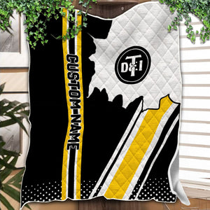 Railspirit Personalized Detroit Toledo And Ironton Railroad Premium Quilts Vintage All Over Printed Premium Quilts