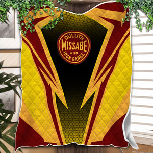 Railspirit Duluth, Missabe, & Iron Range Railroad Premium Quilts Lightning Graphic Style Premium Quilts Gift Idea For Train Lover