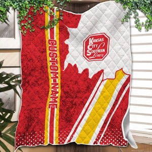 Railspirit Personalized Kansas City Southern Premium Quilts Vintage All Over Printed Premium Quilts