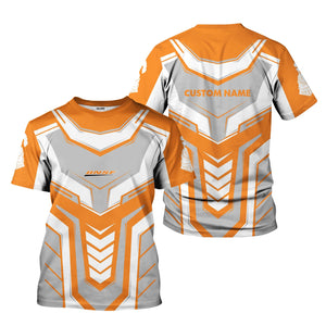 Railspirit Personalized BNSF Railway T-Shirt Armor-Inspired Design Train Shirt All Over Print