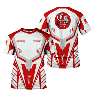 Railspirit Personalized The Chief Santa Fe Railroad T-Shirt Workwear-Inspired with Custom Position Train Shirt