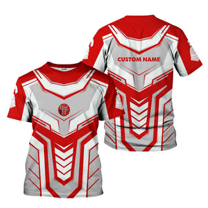 Railspirit Personalized The Chief Santa Fe Railroad T-Shirt Armor-Inspired Design Train Shirt All Over Print