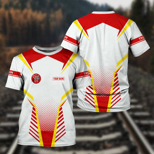 Railspirit Personalized The Chief Santa Fe Railroad T Shirt Unisex Train Shirt All Over Print