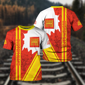 Railspirit Personalized Strasburg Railroad T-Shirt All Over Printed Unisex Shirt