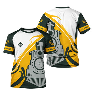 Railspirit Personalized Youngstown & Southern Railroad T-Shirt Flame-Inspired Style Shirt Gift Idea For Train Lovers