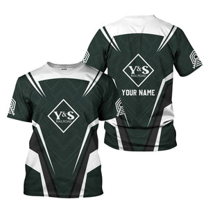 Railspirit Personalized Youngstown & Southern Railroad T-Shirt Railway Inspired Apparel Train Shirt for Train Lovers