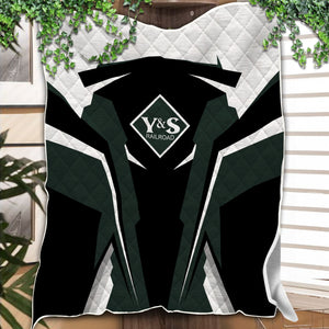 Railspirit Personalized Youngstown & Southern Railroad Premium Quilts Strong Line Train Premium Quilts Gift Idea For Train Lover