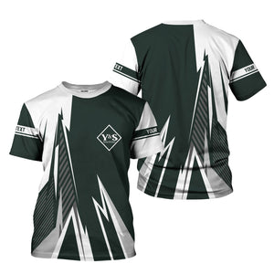 Railspirit Personalized Youngstown & Southern Railroad T-Shirt Lightning-Inspired Railway Style Shirt For Train Lovers