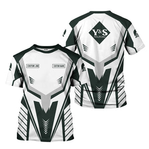 Railspirit Personalized Youngstown & Southern Railroad T-Shirt Workwear-Inspired with Custom Position Train Shirt