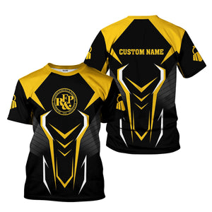 Railspirit Personalized Richmond, Fredericksburg And Potomac Railroad T-Shirt Dynamic Design Style Perfect Shirt for Train Enthusiasts