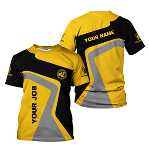 Railspirit Personalized Richmond, Fredericksburg And Potomac Railroad T-Shirt Unique Design with Custom Job Position Train Shirt