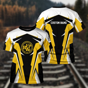 Railspirit Personalized Richmond, Fredericksburg And Potomac Railroad T Shirt Strong Line Style Train Unisex Shirt All Over Print