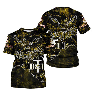 Railspirit Personalized Detroit Toledo And Ironton Railroad T-Shirt Torn Graphic Style Train Shirt For Rail Junkie