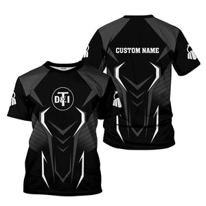 Railspirit Personalized Detroit Toledo And Ironton Railroad T-Shirt Dynamic Design Style Perfect Shirt for Train Enthusiasts