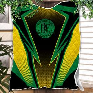 Railspirit Pittsburgh And Lake Erie Railroad Premium Quilts Lightning Graphic Style Premium Quilts Gift Idea For Train Lover