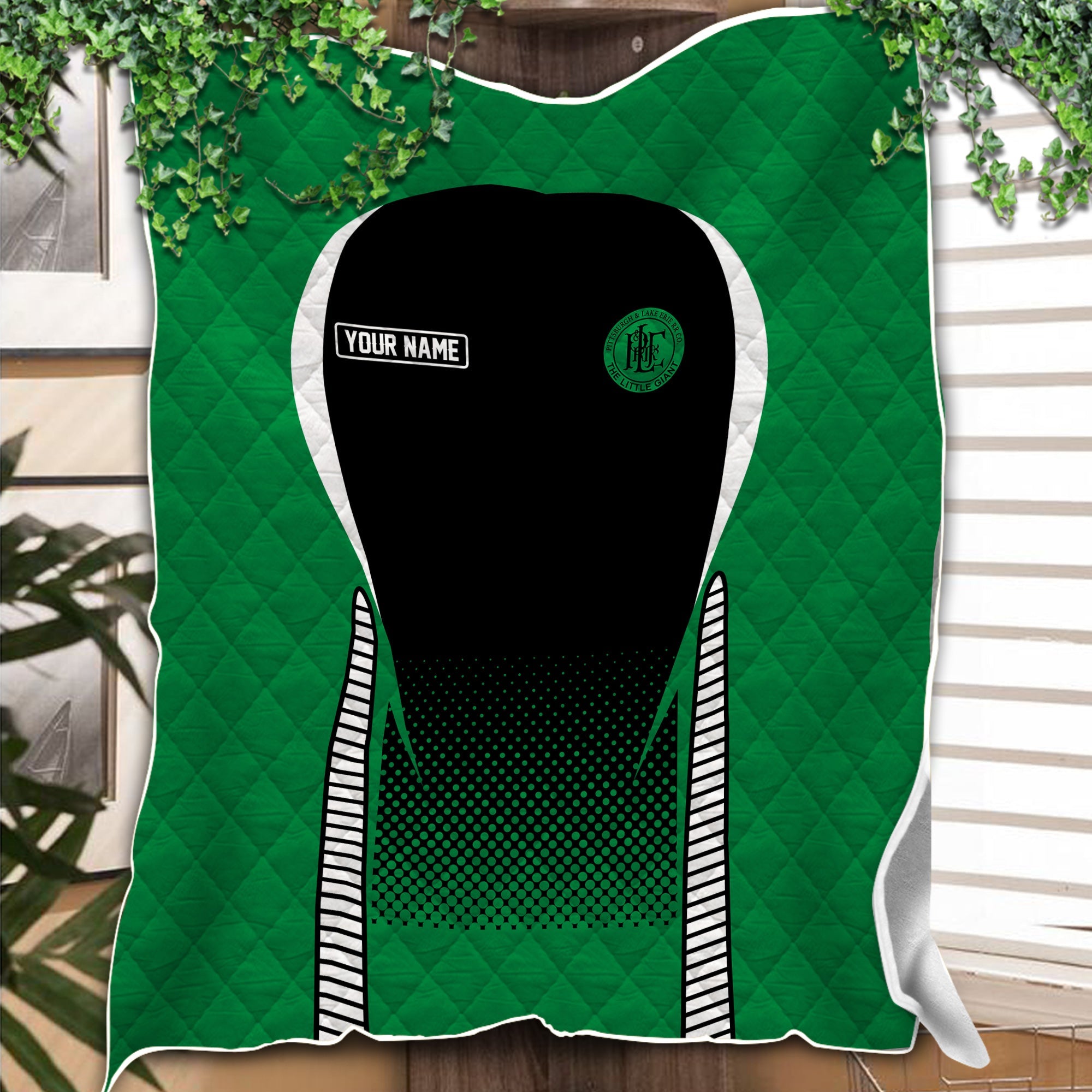 Railspirit Personalized Pittsburgh And Lake Erie Railroad Premium Quilts Train Premium Quilts Gift Idea For Train Lover