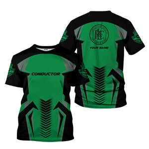 Railspirit Personalized Pittsburgh And Lake Erie Railroad T-Shirt Standout Style with Custom Position Train Shirt